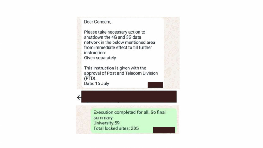 WhatsApp screenshot with instructions from BTRC WhatsApp screenshot with instructions from BTRC