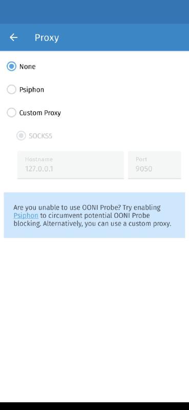 Choosing a proxy Choosing a proxy