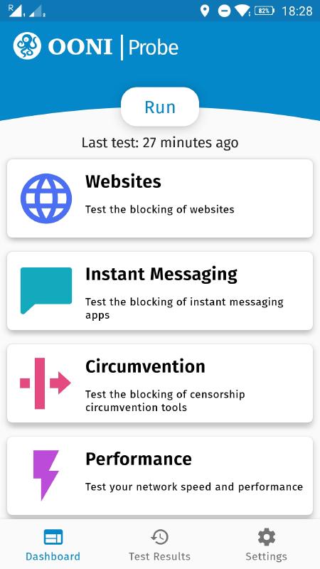 OONI Probe Mobile OONI Probe Mobile